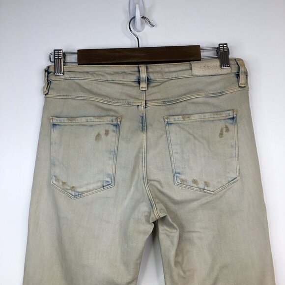 IRO Ajuste Terry Jeans Base Jarod Distressed Gray Jeans Size 27. NWT - Picture 9 of 14